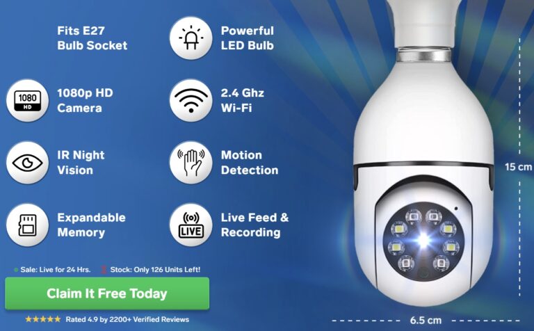 VSX Direct Light Bulb Camera Reviews- Specifications, Features & Price
