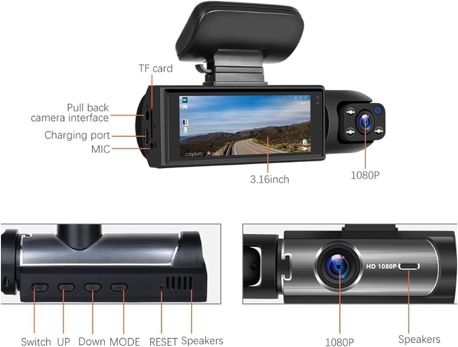 AutopulseX Dash Camera 