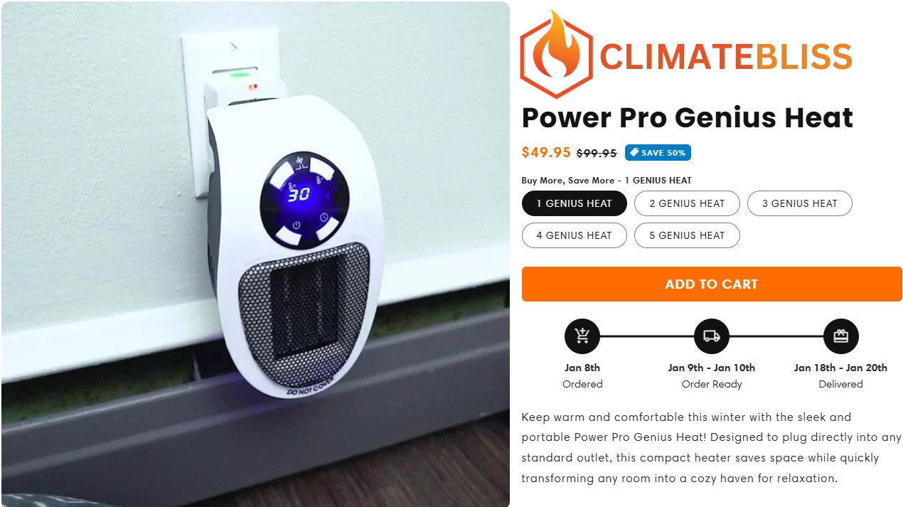 ClimateBliss Heater